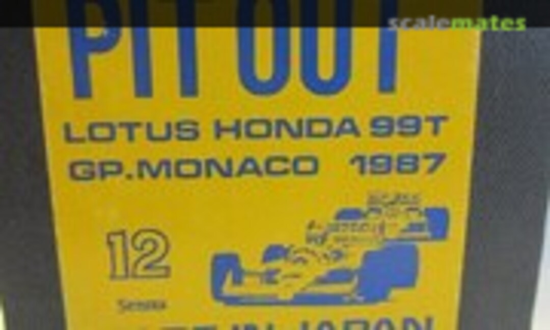 Lotus-Honda 99T &quot;LOTUS&quot; (Pit Out CJR01)