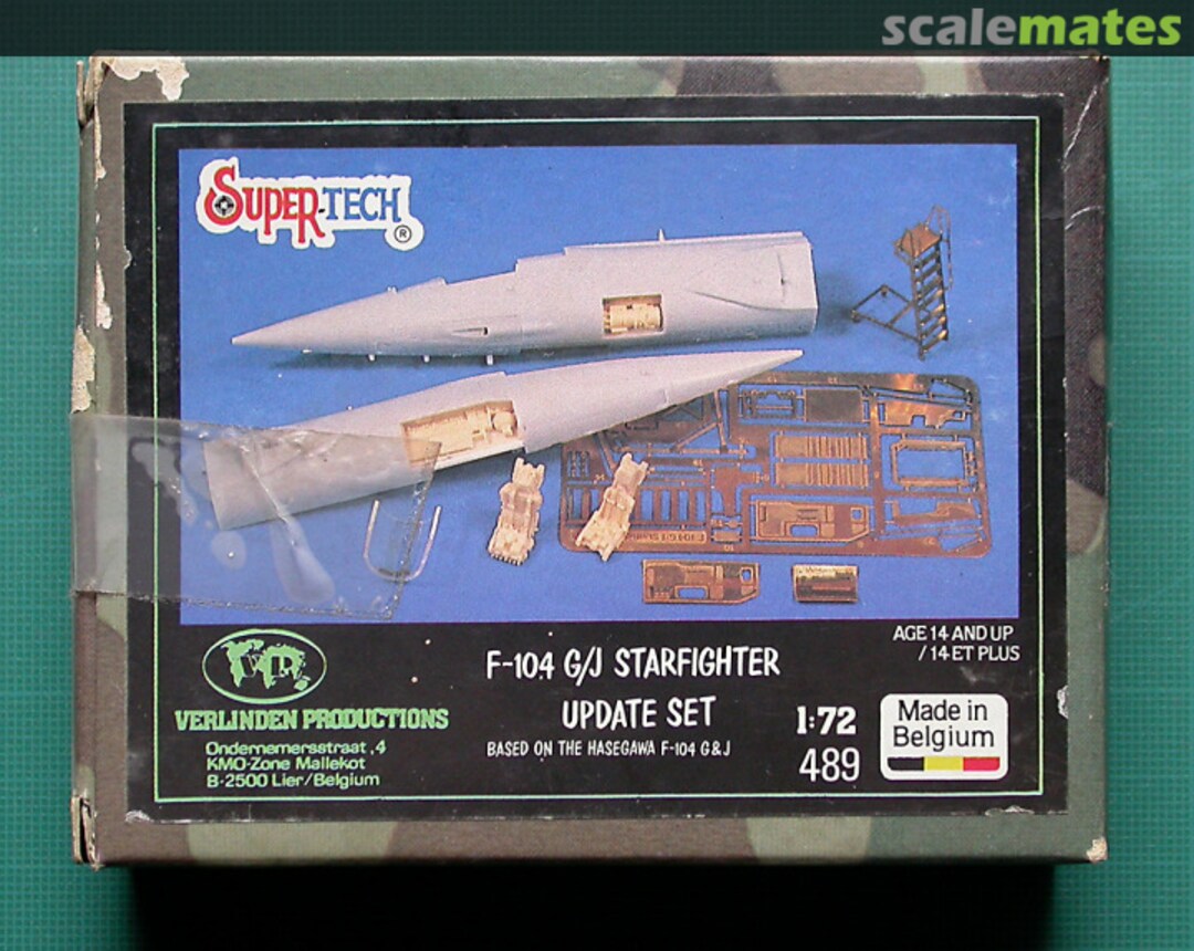 Boxart F-104 Starfighter - Update Set 489 Verlinden Productions Boxart F-104 Starfighter - Update Set 489 Verlinden Productions