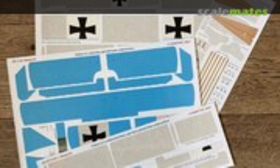 1:24 (Meng kit) Fokker Dr.I unbleached linen with pale blue painted linen undersurfaces (Aviattic ATT24011) ATT24011