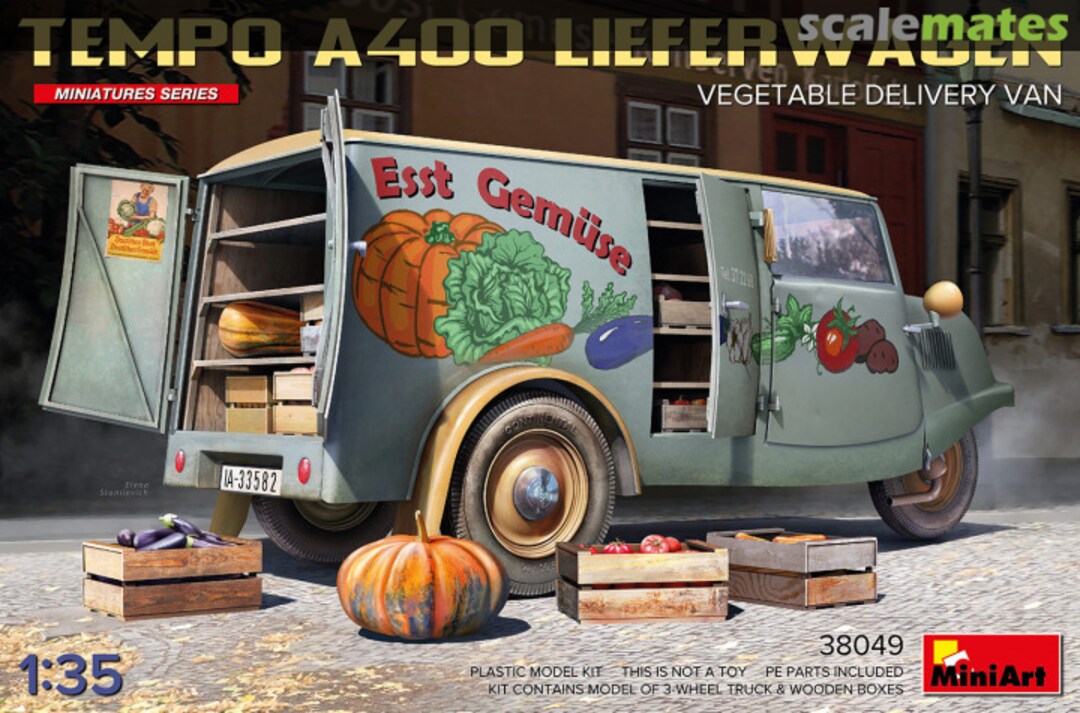 Boxart Tempo A400 Lieferwagen 38049 MiniArt