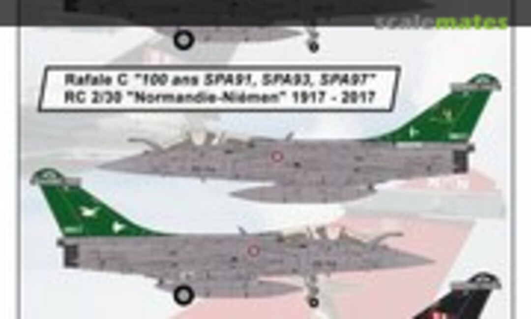 1:48 Rafale C "100ans SPA91, SPA93, SPA97" RC 2/30 Normandie-Niemen 1917-2017 (Syhart 48-132) 48-132