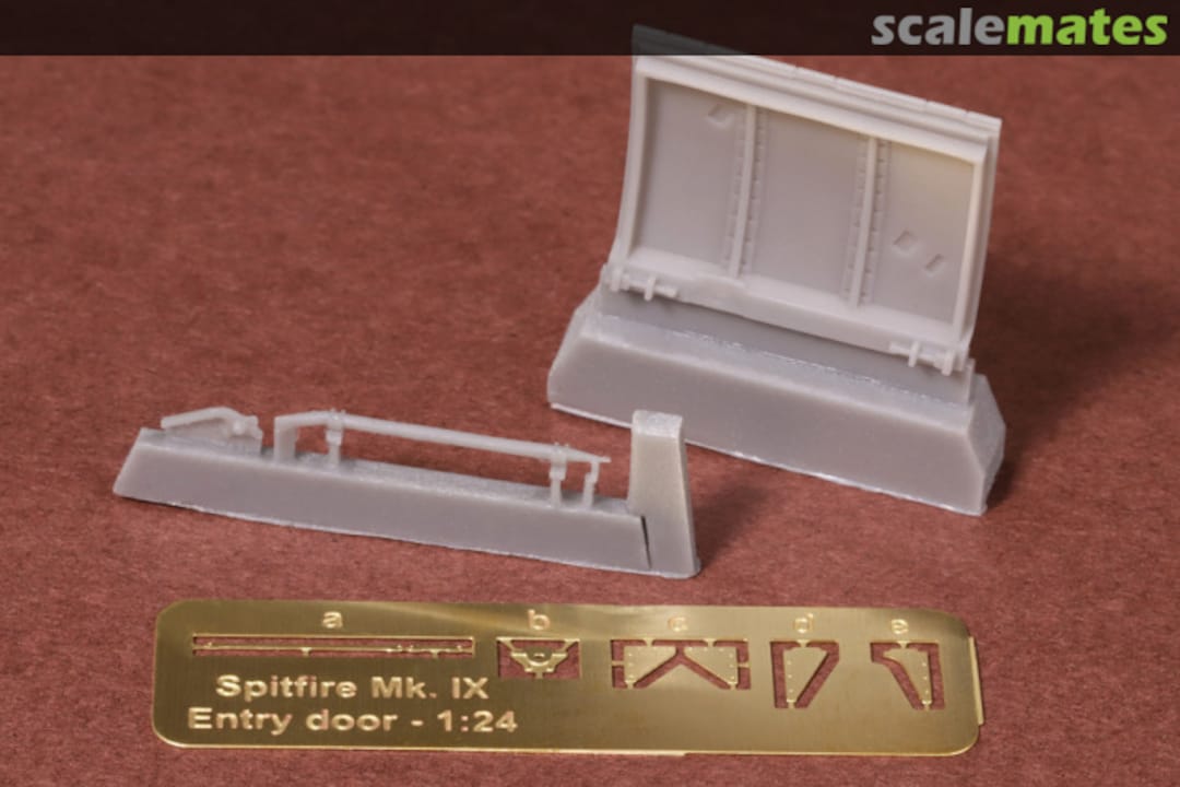 Boxart Spitfire Mk. IX Entry door for New Airfix Kit BUC24-029 Buchon Scale Models Boxart Spitfire Mk. IX Entry door for New Airfix Kit BUC24-029 Buchon Scale Models