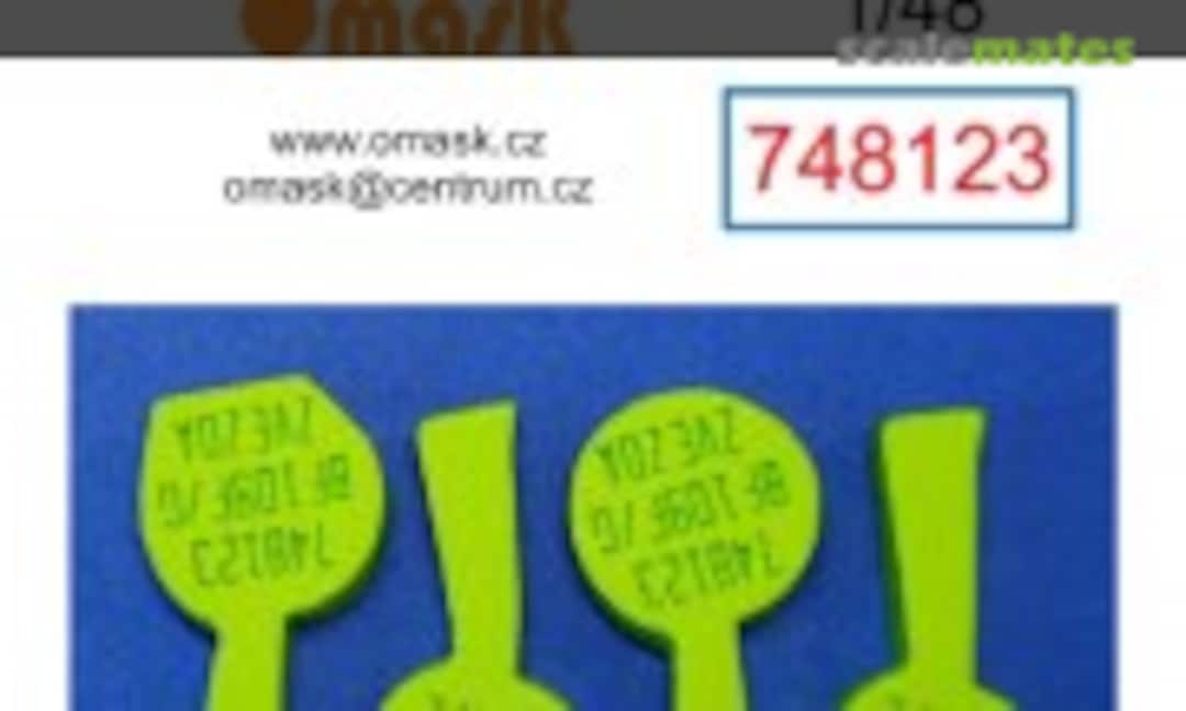 1:48 1/48 Bf 109 F/G wheel bay plugs (Omask 748123) 748123