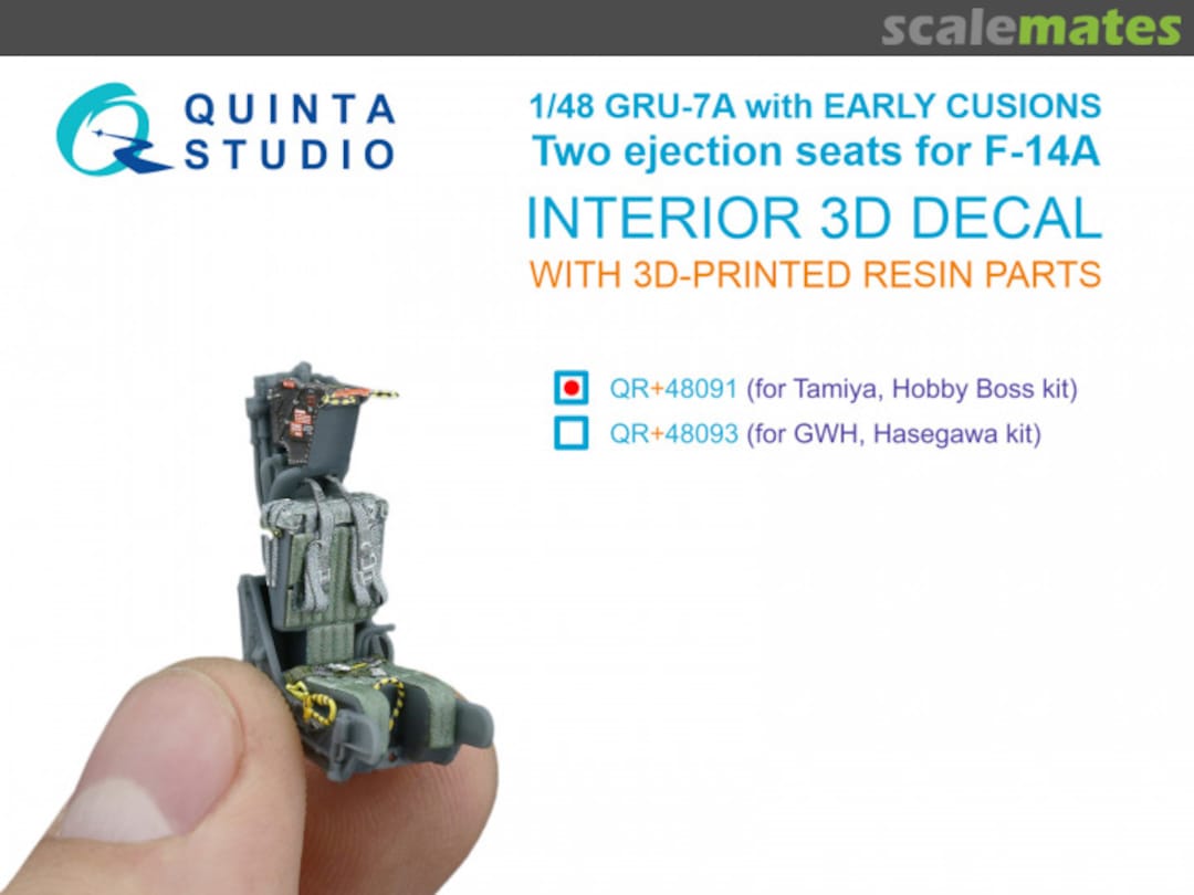 Boxart GRU-7A early, 2 ejection seats for F-14A QR+48091 Quinta Studio Boxart GRU-7A early, 2 ejection seats for F-14A QR+48091 Quinta Studio