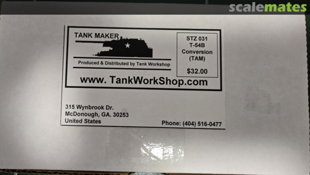Boxart T-54B conversion STZ 031 Tank Workshop Boxart T-54B conversion STZ 031 Tank Workshop