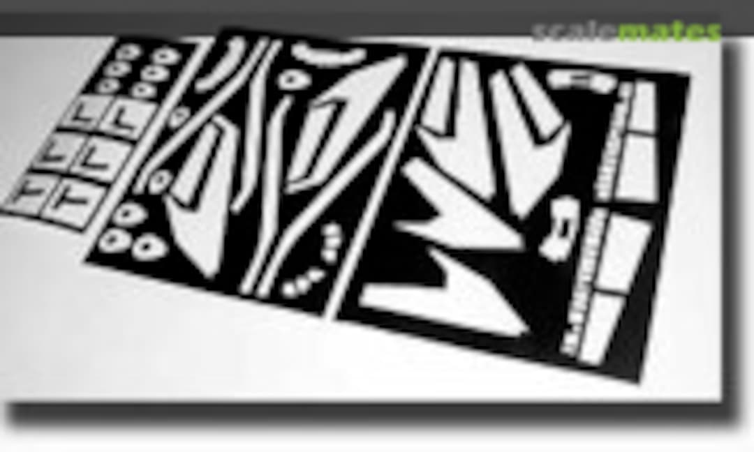 1:72 Space Shuttle (all orbiters) Tile Masks (Cutting Edge Modelworks CEBM72165) CEBM72165