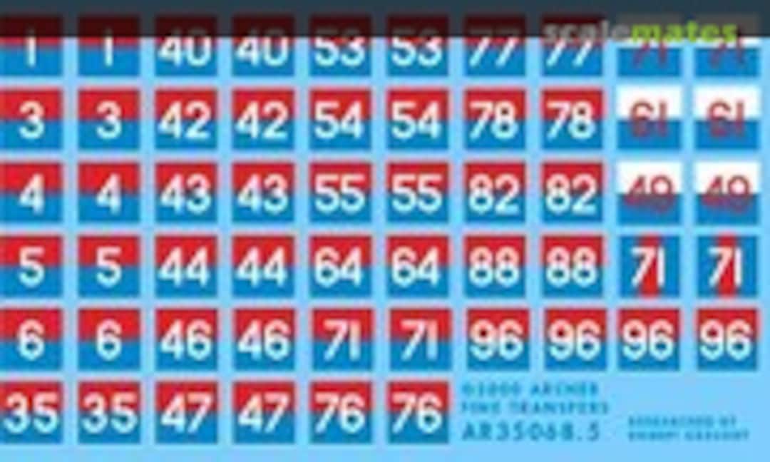 1:35 British formation signs and arm of service flash (Archer AR35068.5) AR35068.5