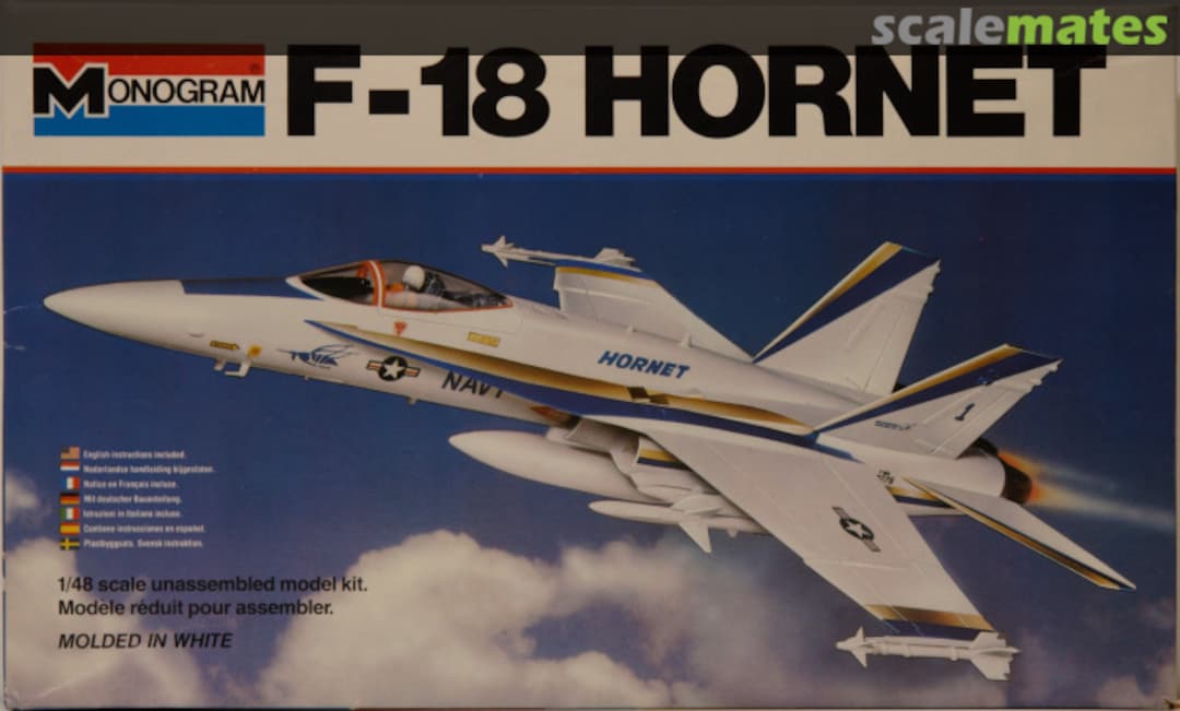 Boxart F-18 Hornet 5802 Monogram Boxart F-18 Hornet 5802 Monogram