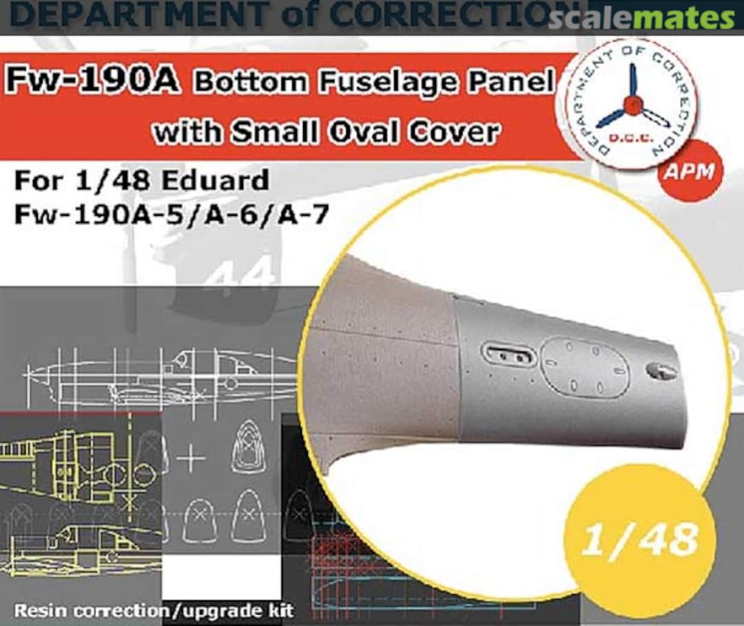 Boxart Bottom Fuselage Panel w. Small Oval Cover 48003 Department of Correction Boxart Bottom Fuselage Panel w. Small Oval Cover 48003 Department of Correction