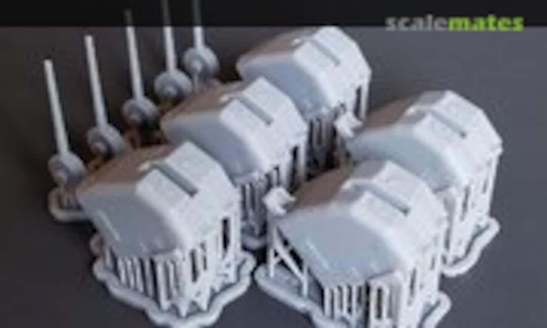 1:125 5"/38 cal. Mk.30 Mounts (Turrets), late (Model Monkey 125-5"/38 mounts late-5) 125-5"/38 mounts late-5