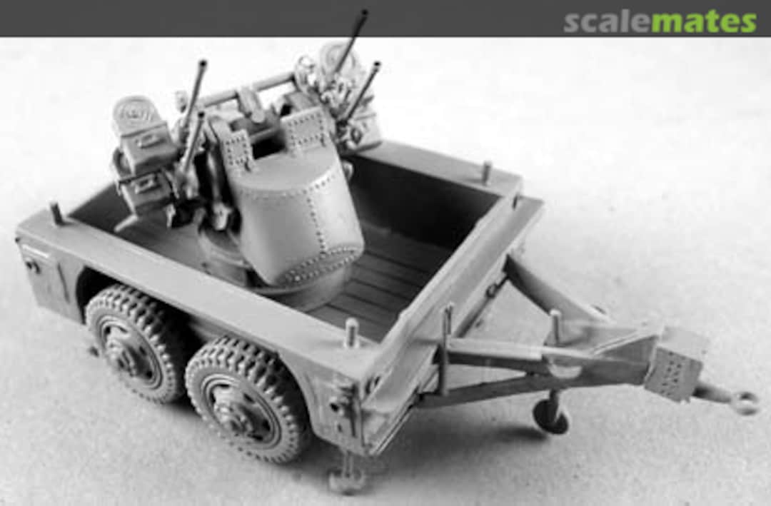 Boxart M51 Multiple Machine Gun Carriage Trailer US066 Milicast