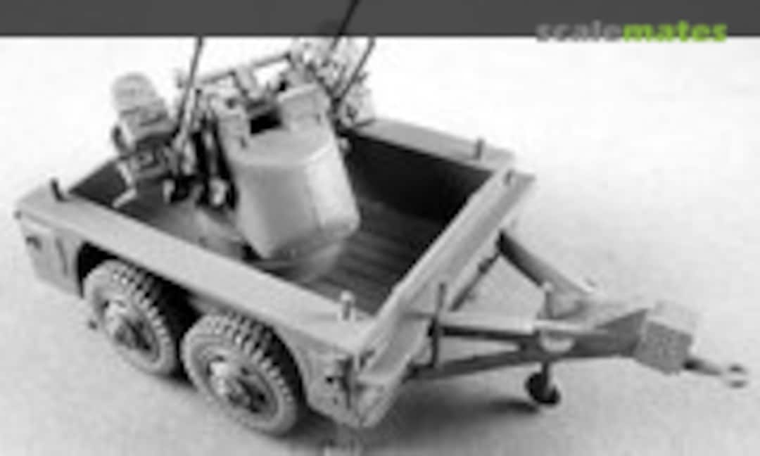 1:76 M51 Multiple Machine Gun Carriage Trailer (Milicast US066) US066