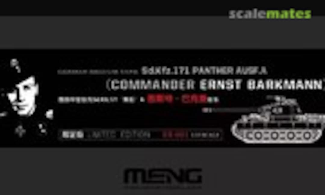 1:35 Medium Tank Sd.Kfz.171 Panther Ausf.A Commander &quot;Ernst Barkmann&quot; (Meng Model ES-001)
