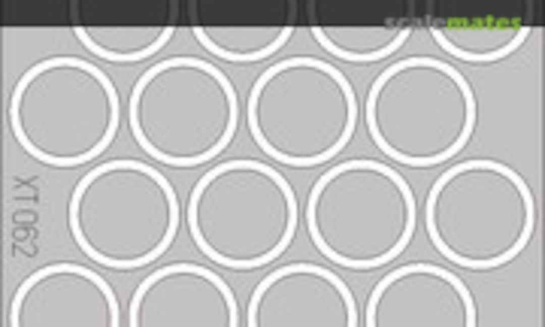 1:35 Strv. 103 S-Tank wheel mask (Eduard XT062) XT062