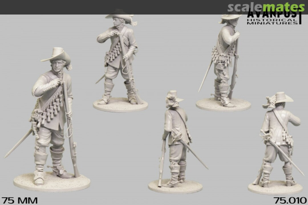 Boxart Dismounted Dragoon 75.010 Avanpost Historical Miniatures Boxart Dismounted Dragoon 75.010 Avanpost Historical Miniatures