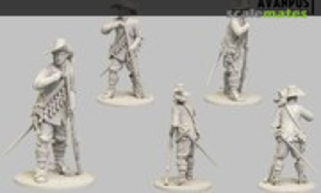 75mm Dismounted Dragoon (Avanpost Historical Miniatures 75.010) 75.010