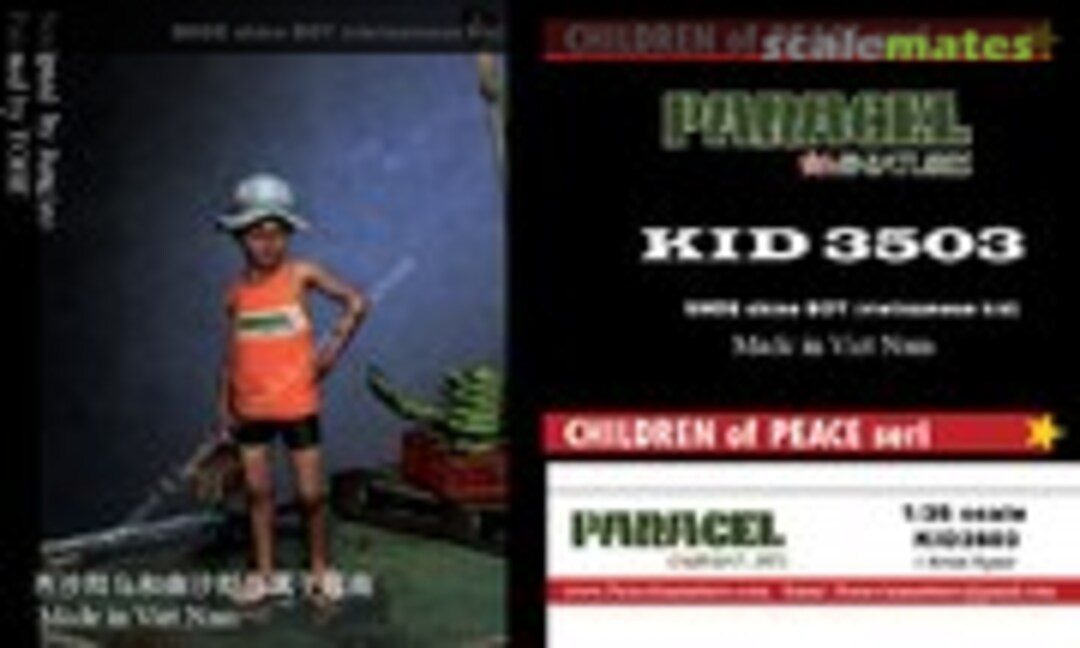 1:35 Show Shine Boy (Vietnamese Kid) (Paracel Miniatures VN3503) VN3503