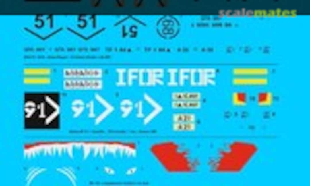 1:48 MIAI Panzer im Irak und im Kosovo (Peddinghaus-Decals 48 4215) 48 4215