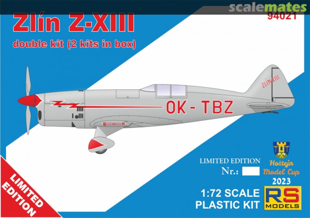 Boxart Zlin Z-XIII 94021 RS Models Boxart Zlin Z-XIII 94021 RS Models