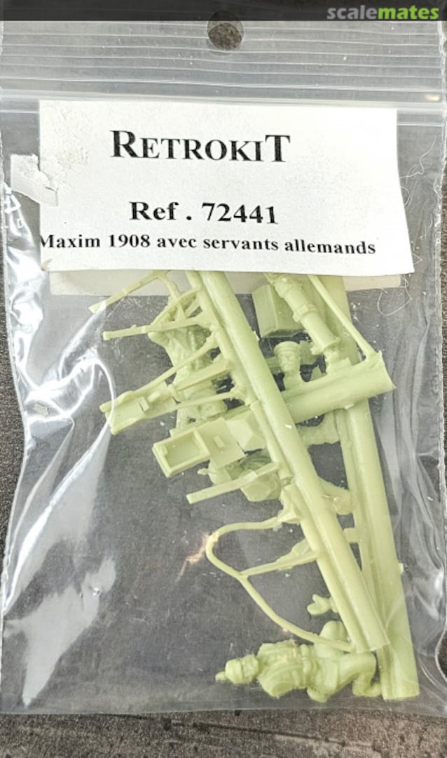 Boxart Maxim 1908 avec servants allemands 72441 RetrokiT France Boxart Maxim 1908 avec servants allemands 72441 RetrokiT France
