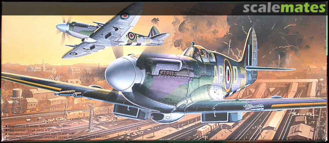 Boxart Spitfire F.Mk.14E "After D-Day" 72010 Fujimi Boxart Spitfire F.Mk.14E "After D-Day" 72010 Fujimi