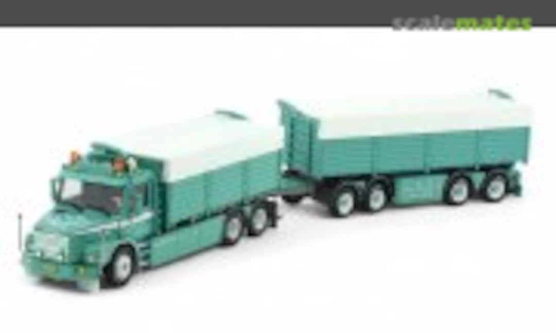 1:50 Scania 142 Torpedo Bulk Truck-Trailer Jakob Pedersen (Tekno 85098)