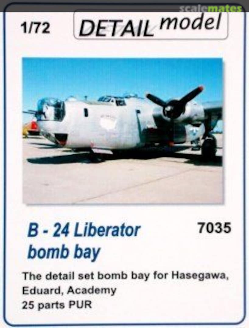 Boxart B-24 Liberator bomb bay 7035 DETAIL model Boxart B-24 Liberator bomb bay 7035 DETAIL model