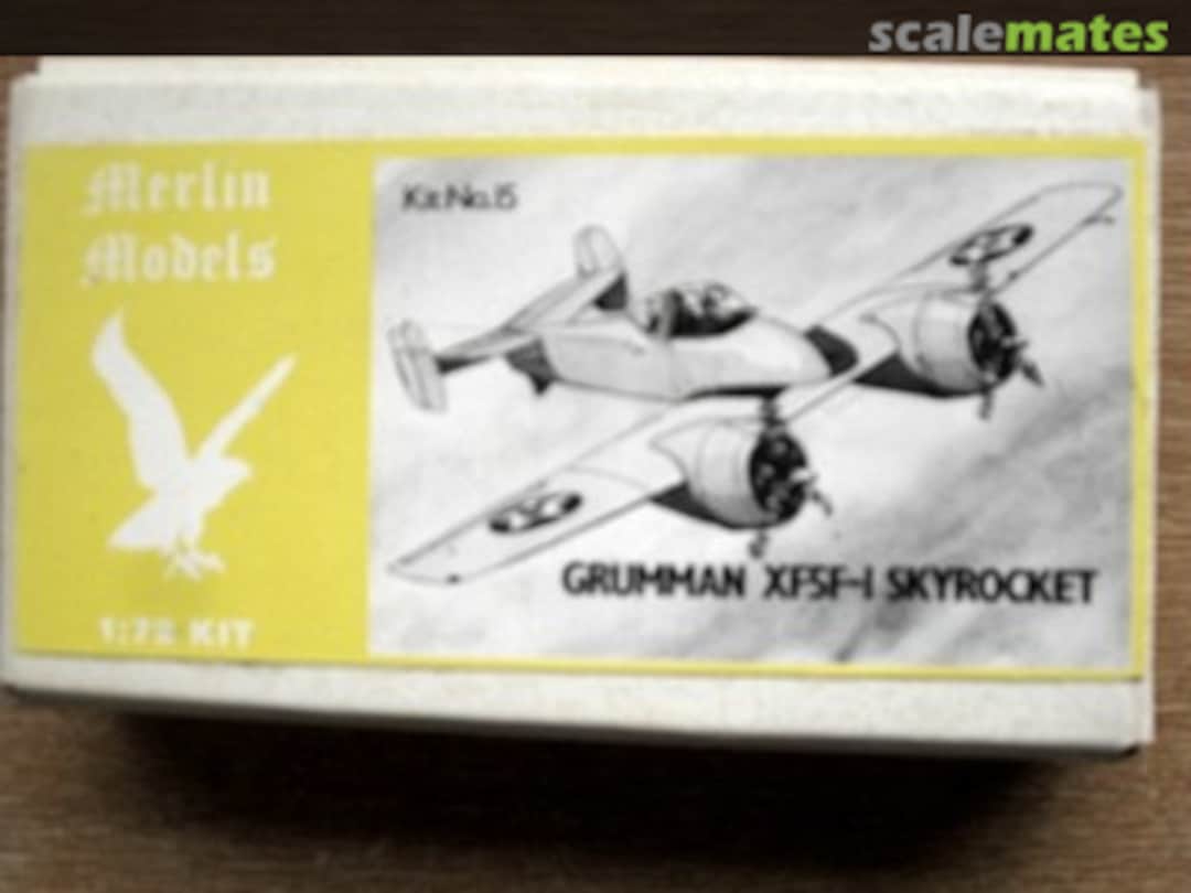 Boxart Grumman XF5F-1 Skyrocket 15 Merlin Models Boxart Grumman XF5F-1 Skyrocket 15 Merlin Models