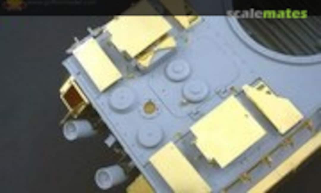 1:35 Armor Plates for Panthers Cooling System(For Ausf. G) (Griffon Model L35A002) L35A002