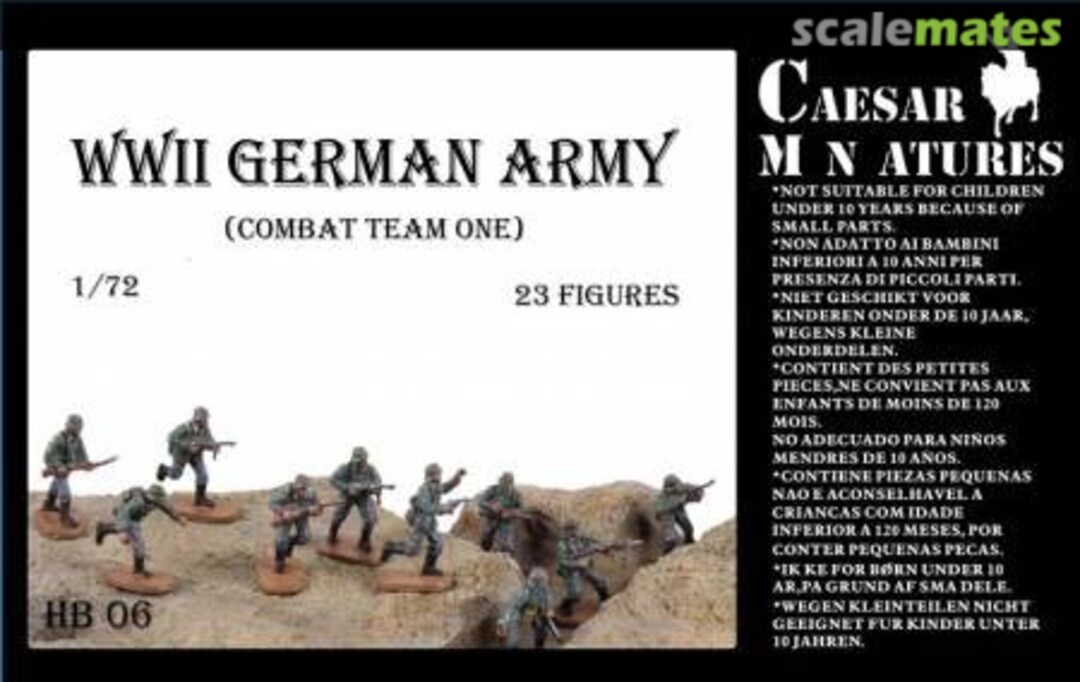 Boxart WWII German Army (Combat Team One) HB06 Caesar Miniatures