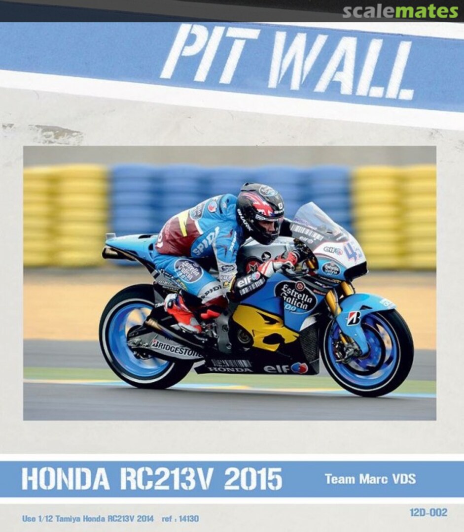 Boxart 2015 Honda RC213V Marc VDS 12D-002 Pit Wall