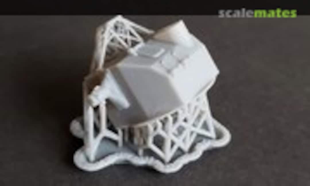 1:125 Mk.37 Fire Control Director, "Square-back" with Commander's Cockpit (Model Monkey 125-Mk37 Cockpit) 125-Mk37 Cockpit