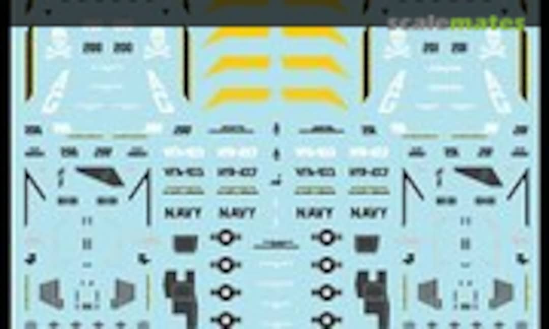 1:144 Boeing F/A-18F Super Hornet VFA-103 Jolly Rogers (MYK Design A-168) A-168