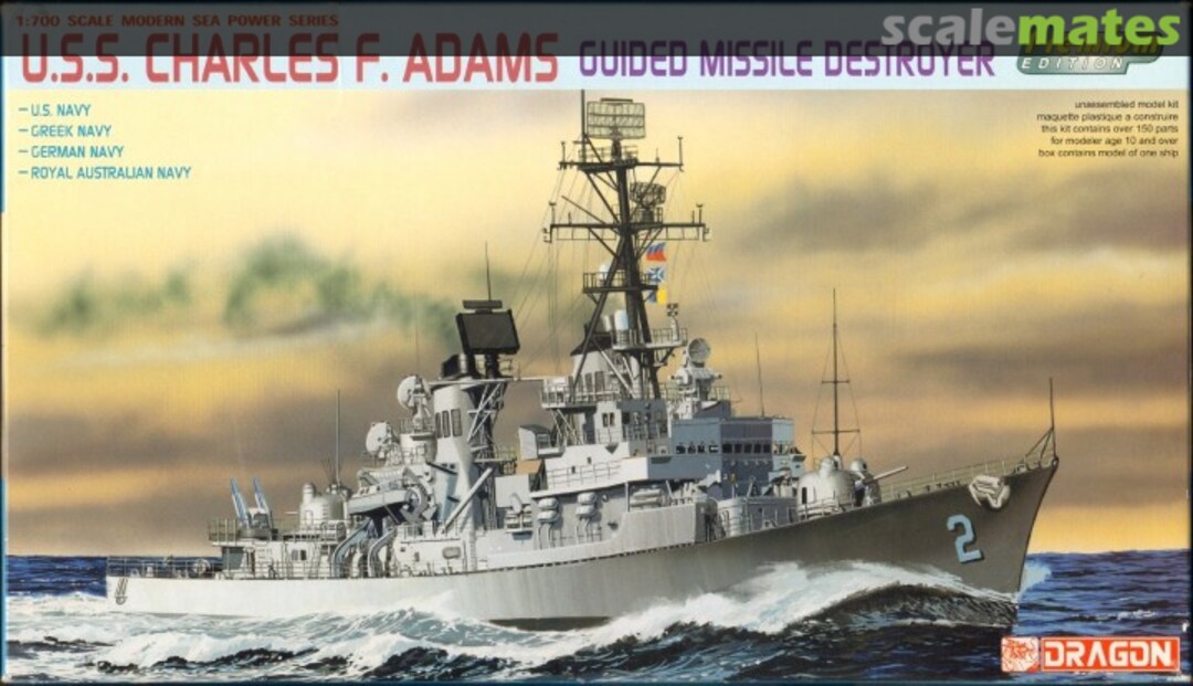 Boxart USS Charles F. Adams 7059 Dragon Boxart USS Charles F. Adams 7059 Dragon