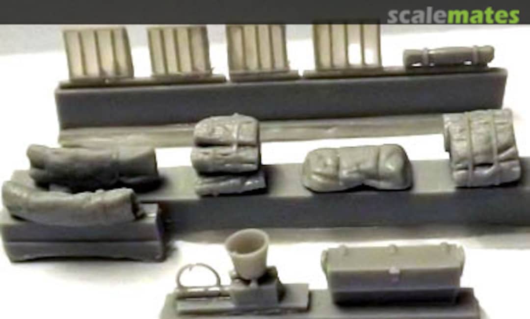 Boxart US M2/M3 Halftrack Stowage Kit ACC001 Milicast Boxart US M2/M3 Halftrack Stowage Kit ACC001 Milicast