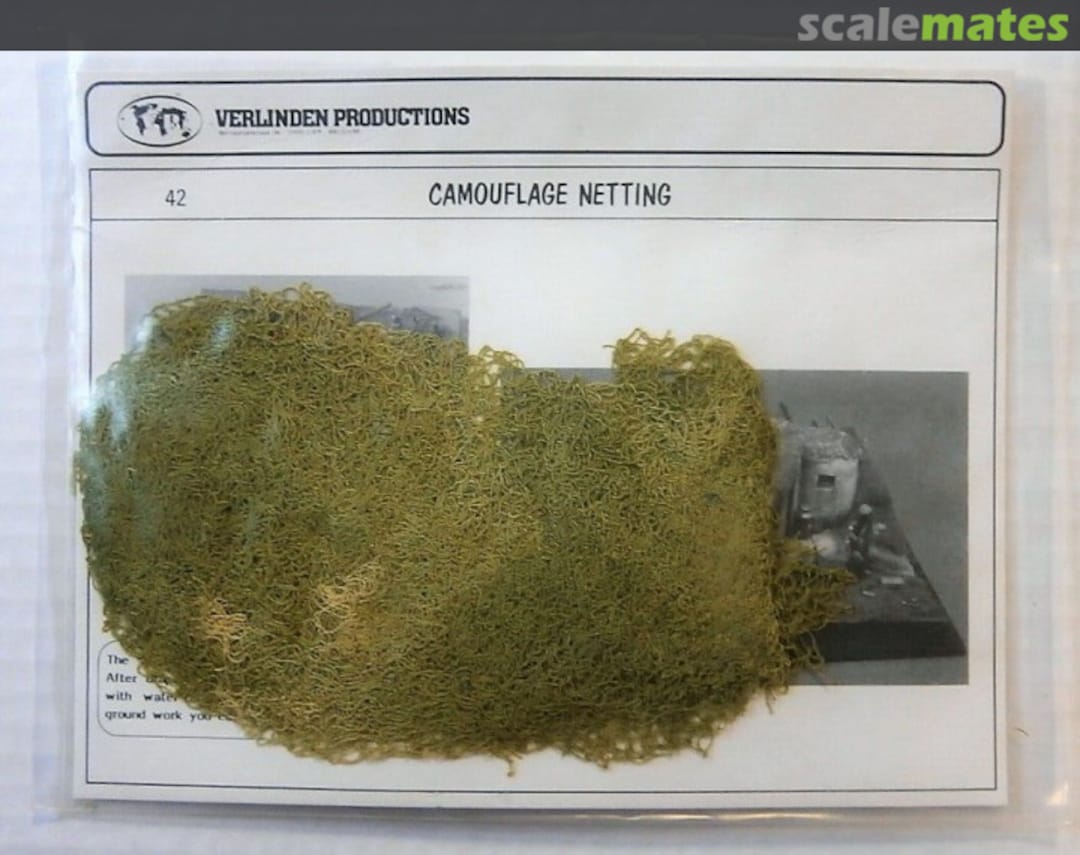 Boxart Camouflage Netting N0042 Verlinden Productions Boxart Camouflage Netting N0042 Verlinden Productions