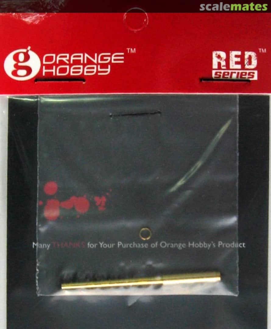 Boxart 37mm M6 barrel (For M-8,M3A1,etc...) G35-040 Orange Hobby Boxart 37mm M6 barrel (For M-8,M3A1,etc...) G35-040 Orange Hobby