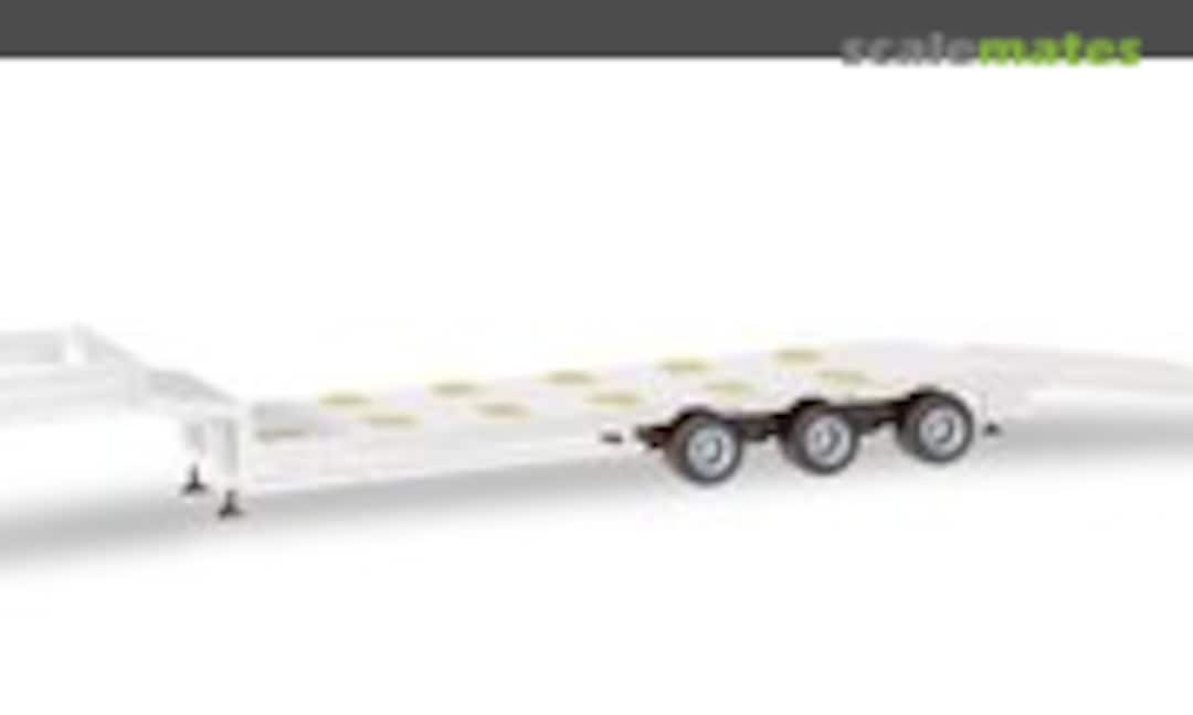 1:87 Goldhofer Semitiefladeauflieger 3-achs, weiß (Herpa 076371-006)