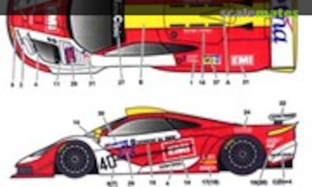 1:24 McLaren F1-GTR "EMI/Locktite" LM (1998) (Studio27 ST27-DC675C) ST27-DC675C