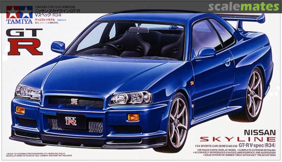 Boxart Nissan Skyline GT-R V Spec (R34) 24210 Tamiya Boxart Nissan Skyline GT-R V Spec (R34) 24210 Tamiya