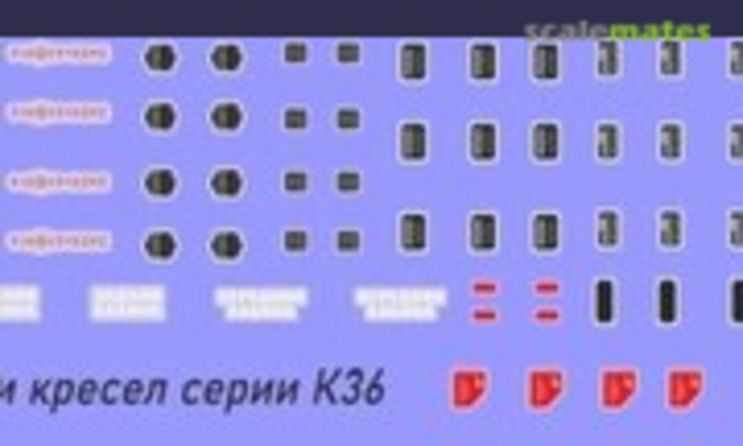 1:48 K-36 Ejector Seat Markings (All Scale Kits ASK48101) ASK48101