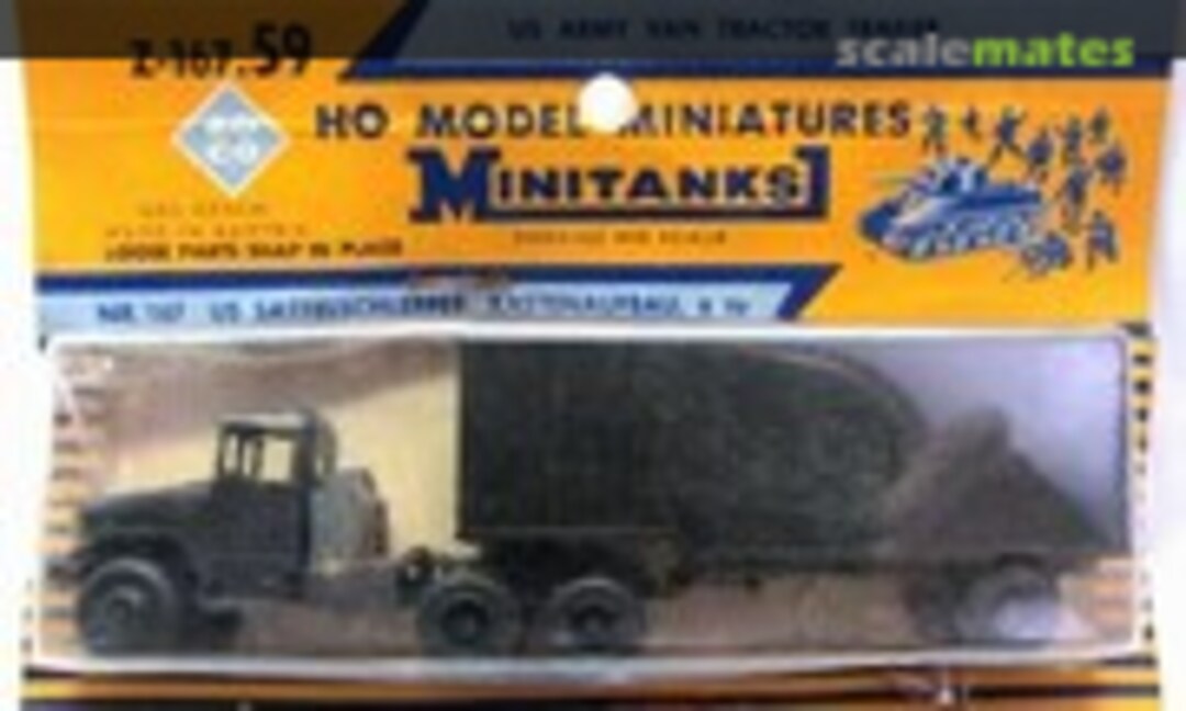 1:87 Van Tractor Trailer (Roco Minitanks Z-167)
