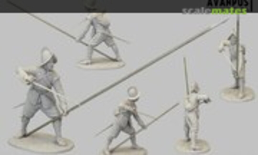 75mm European Pikeman (Avanpost Historical Miniatures 75.011) 75.011