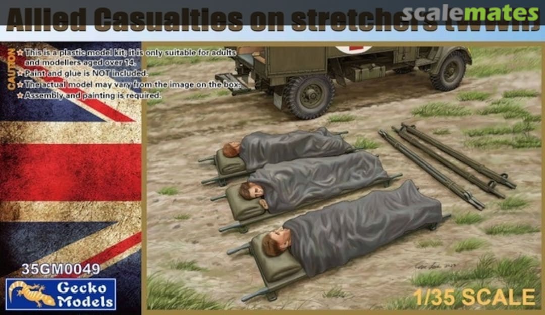 Boxart Casualties on Stretchers 35GM0049 Gecko Models Boxart Casualties on Stretchers 35GM0049 Gecko Models