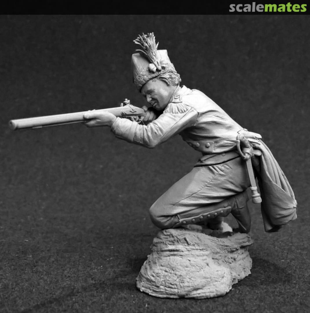 Boxart Corporal of the Jaeger team of the Life-Guard Semenovsky Regiment, Russia 1788-96 CHM-54310 Chronos Miniatures Boxart Corporal of the Jaeger team of the Life-Guard Semenovsky Regiment, Russia 1788-96 CHM-54310 Chronos Miniatures