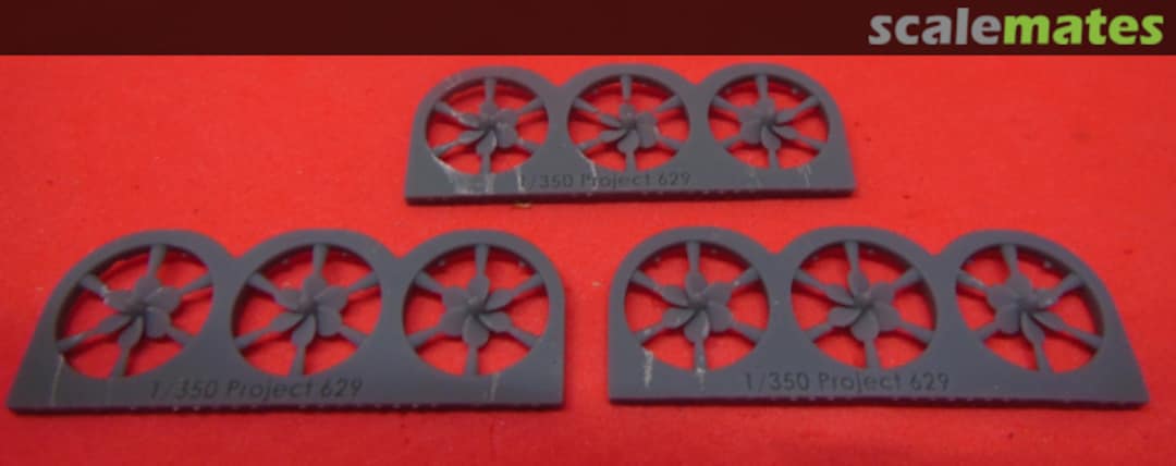 Boxart Propellers for Soviet submarines project 629 NS350005 OKB Grigorov