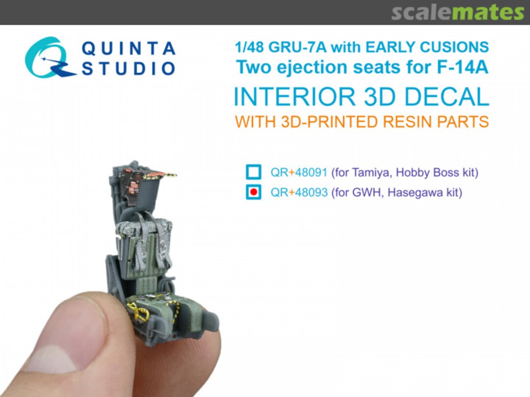 Boxart GRU-7A early, 2 ejection seats for F-14A QR+48093 Quinta Studio Boxart GRU-7A early, 2 ejection seats for F-14A QR+48093 Quinta Studio