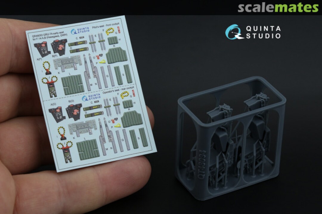 Contents GRU-7A early, 2 ejection seats for F-14A QR+48093 Quinta Studio Contents GRU-7A early, 2 ejection seats for F-14A QR+48093 Quinta Studio