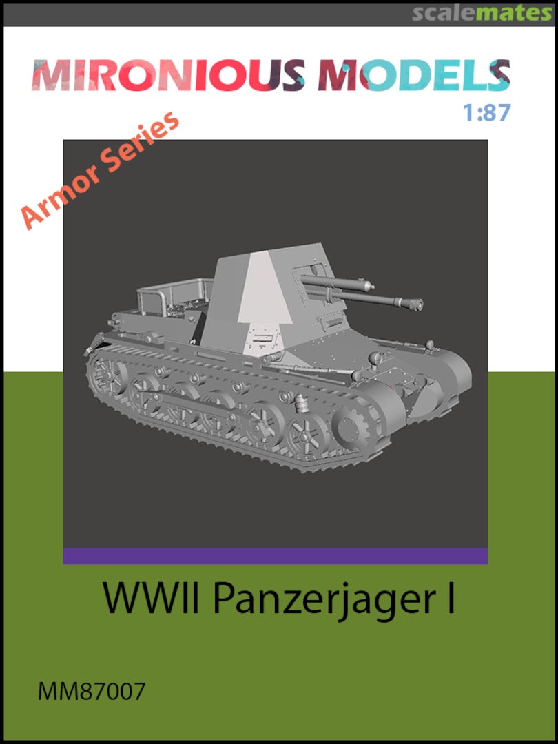 Boxart WWII Panzerjager I MM87007 Mironious Models Boxart WWII Panzerjager I MM87007 Mironious Models