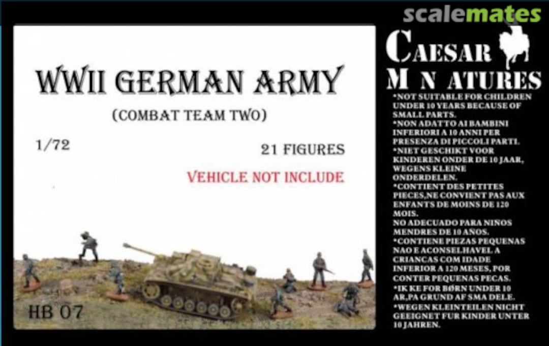 Boxart WWII Germans Army (Combat Team Two) HB07 Caesar Miniatures Boxart WWII Germans Army (Combat Team Two) HB07 Caesar Miniatures